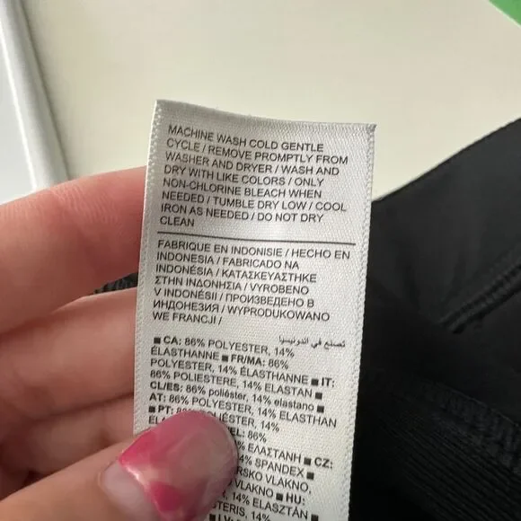 Athleta Brooklyn Mid Rise Ankle Pant Black Size 10 Pull On Athleisure - Picture 8 of 9